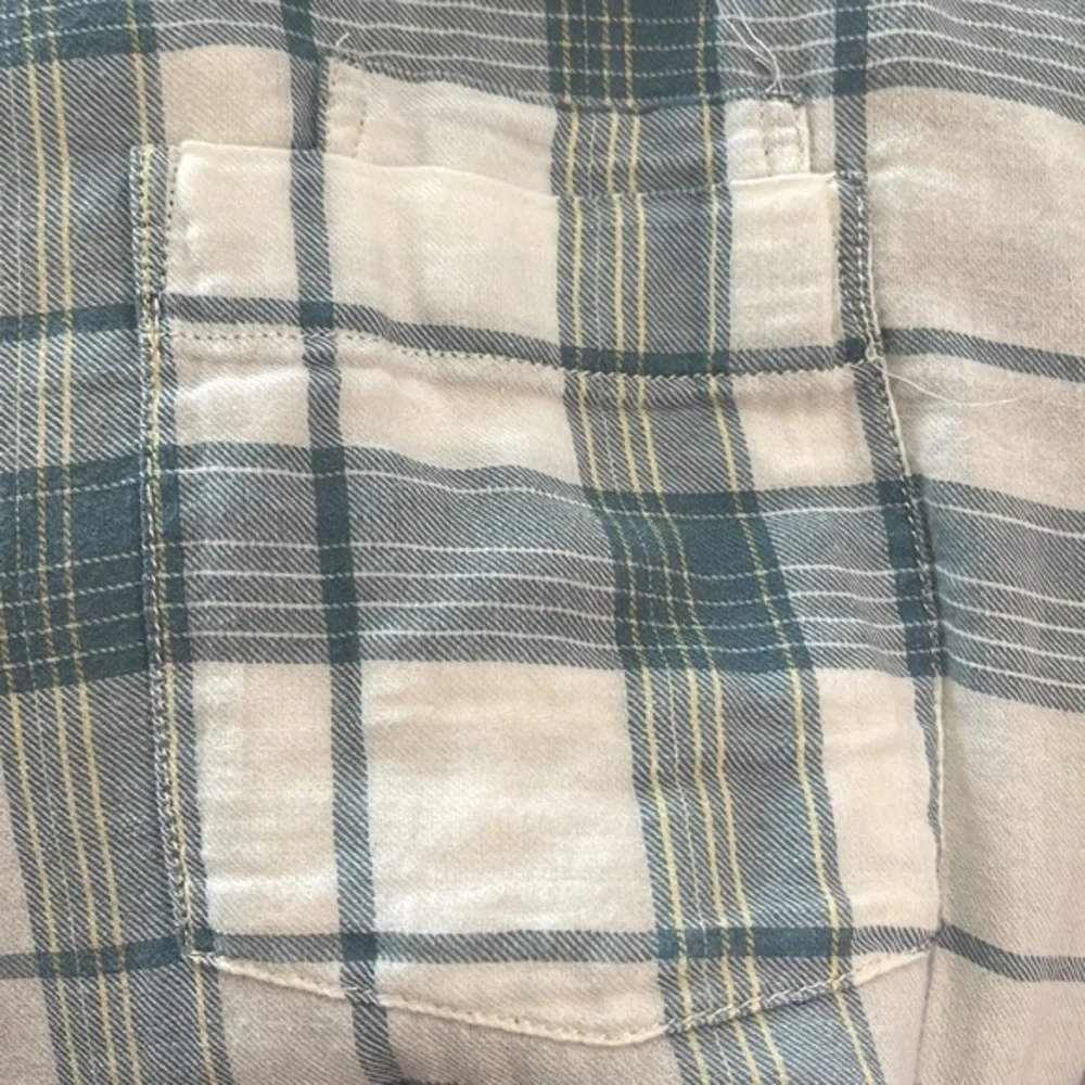 Men's The North Face Plaid Casual Hiking Button Down Shirt Size Large EUC #7135